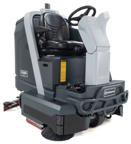 Advance SC6000 34D 310 AH OBC Rider Floor Scrubber