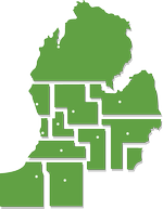 Service Map- Michigan and Indiana