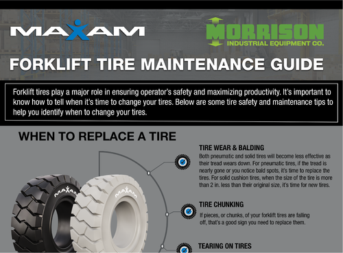 Forklift Tire Maintenance Guide
