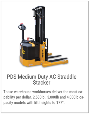 PDS Medium Duty AC Straddle Stacker