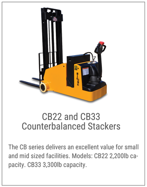CB22 and CB33 Counterbalanced Stackers