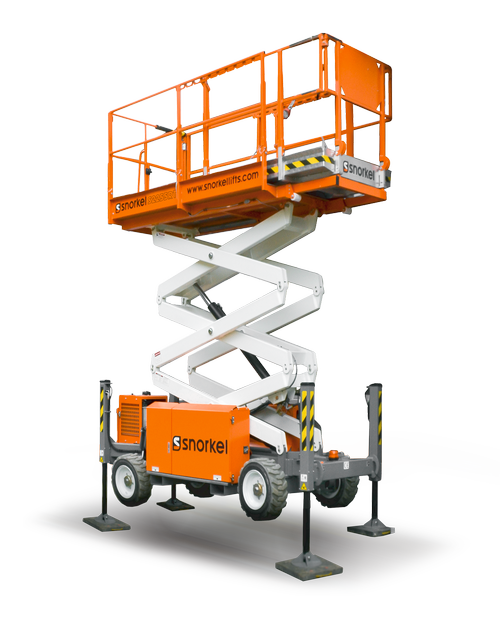Snorkel® S2255RT / S2755RT Narrow Rough Terrain Scissor Lift, 925 and