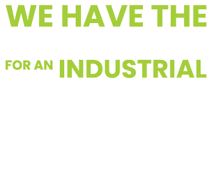 We have the right machine for an Industrial Clean