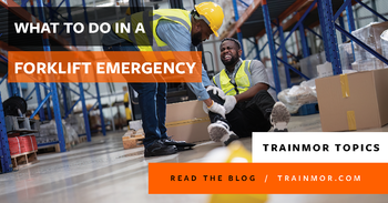 What to do in a forklift-related emergency