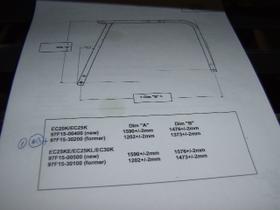 CATERPILLAR OVERHEAD GUARD ASSEMBLY